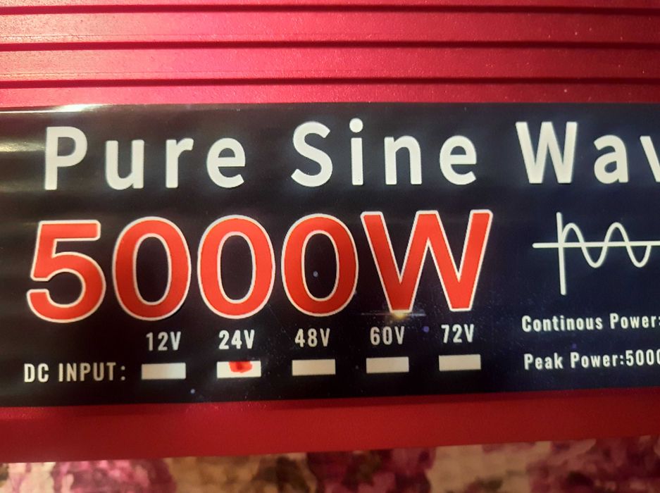 Инвертор 5000стаблом чиста 
   синусоида