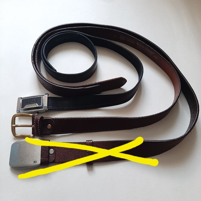Ремни мужские кожаные