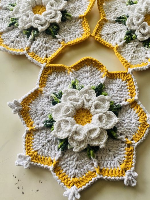 Caminho de mesa croché