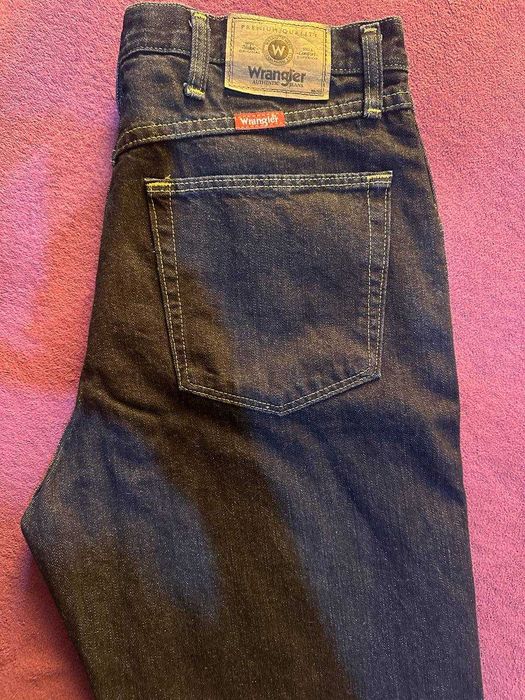 Джинси, темносині, Wrangler, regular, 34р