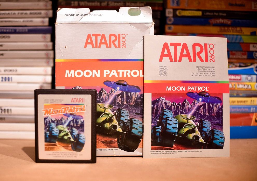 Gra Atari # Moon Patrol Box