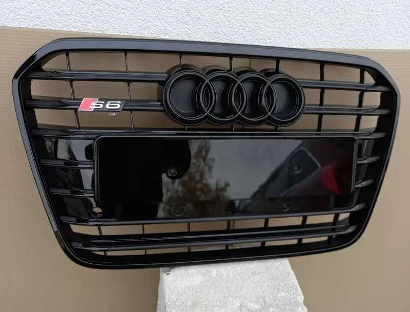 Решітка A6 Ауди решетка радиатора Audi A6 2011-2014  в стиле S6 S-Line