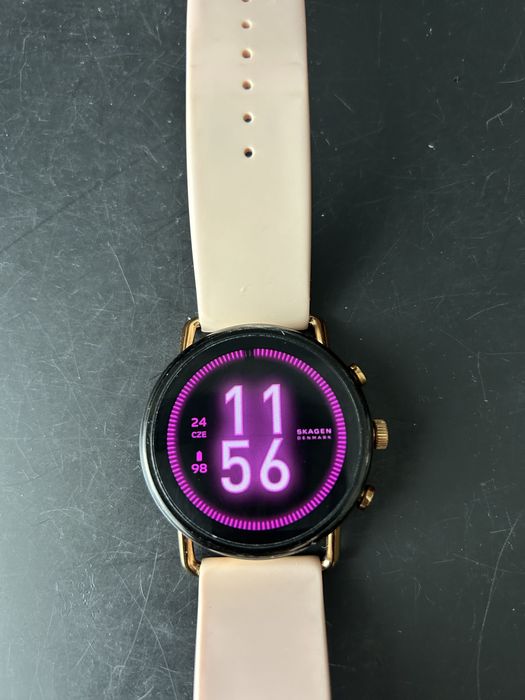 Smartwatch zegarek Skagen Falster 3 Pink SKT5205