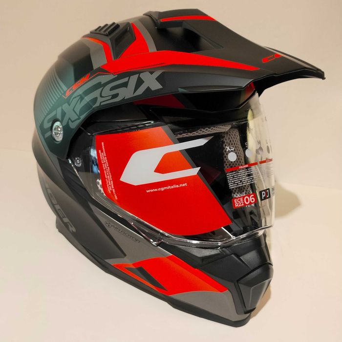 Capacete CGM Dual-sport trail adv mota novo