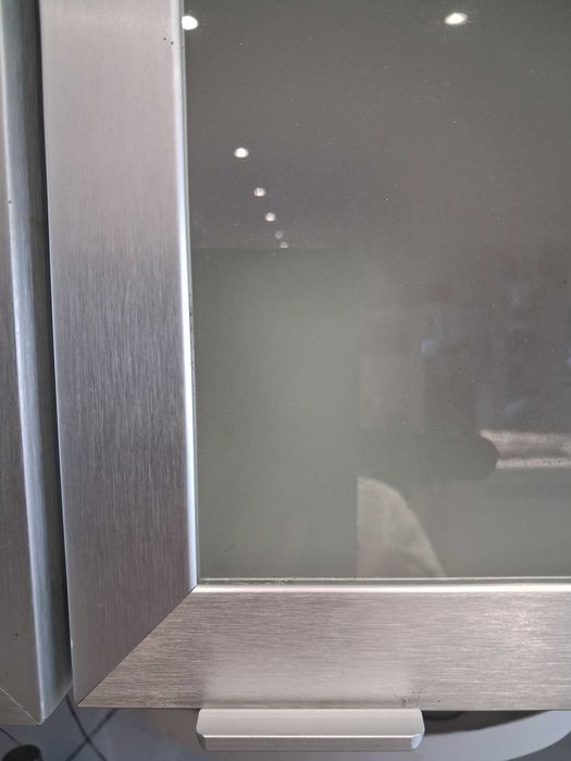 2 Portas de vidro para armário de cozinha do ikea