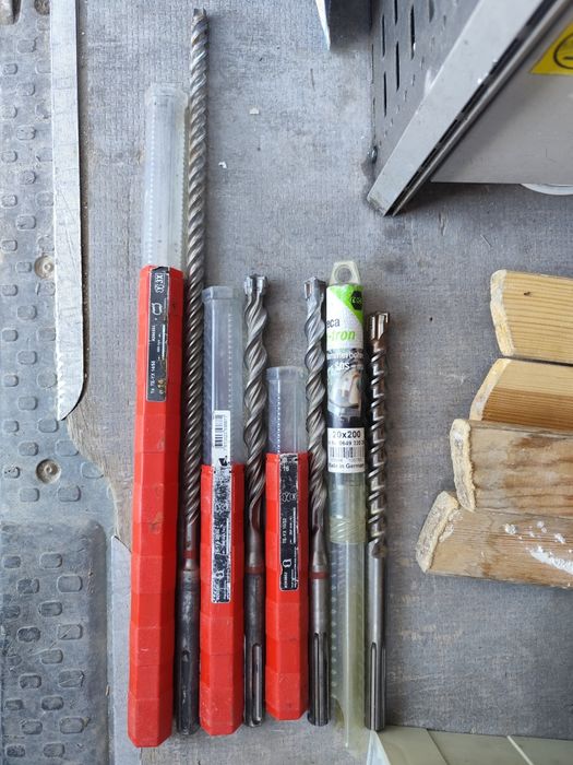 3 Wiertła Hilti Reca  SDS max 20 18 14