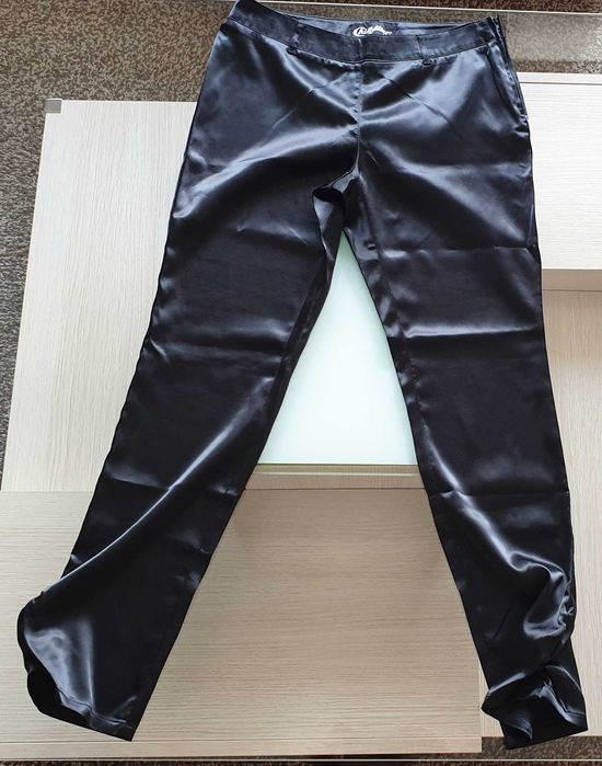 Spodnie legginsy czarne długie Chillytime a la latex 38