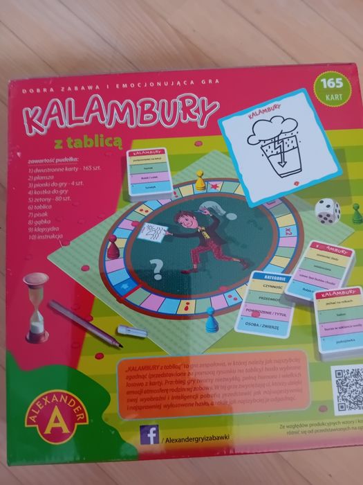 Kalambury wydanie Big z tablica Nowe gra