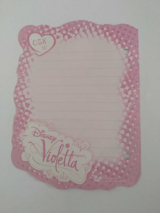 Karteczki kolekcjonerskie Violetta