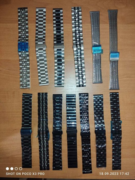 Металлический браслет для часов, бабочка, 22мм, нержавейка: 600 грн ...