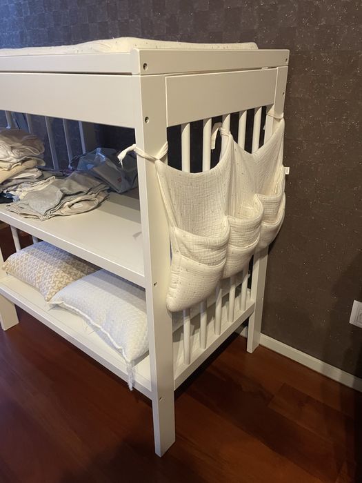 Muda fraldas ikea gulliver branco