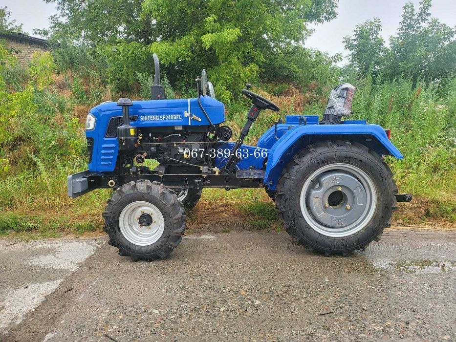 Мінітрактор Shifeng 240 BFLU Примусова гідравліка Доставка безкоштовна Шифенг Кредит