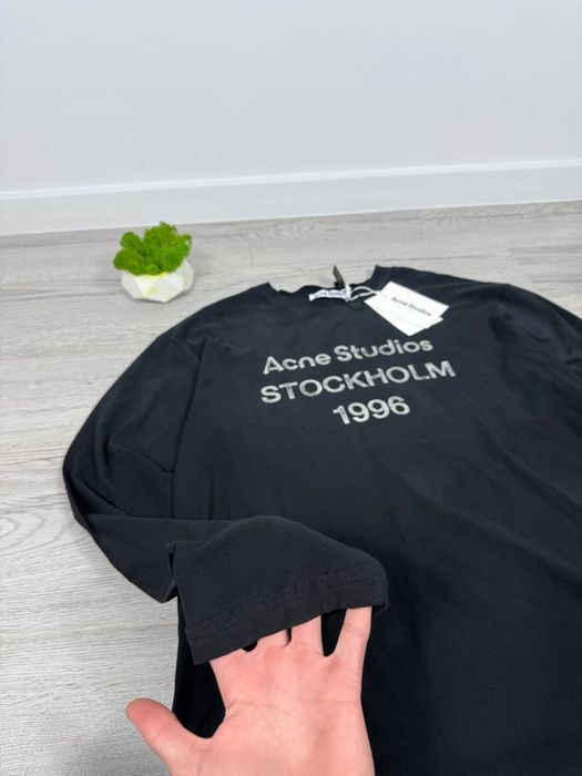 Лонгслів Acne Studios Stockholm 1996 Oversize | Чоловічий | Бавовна | Новий | Лонгслів Акне Студіос
