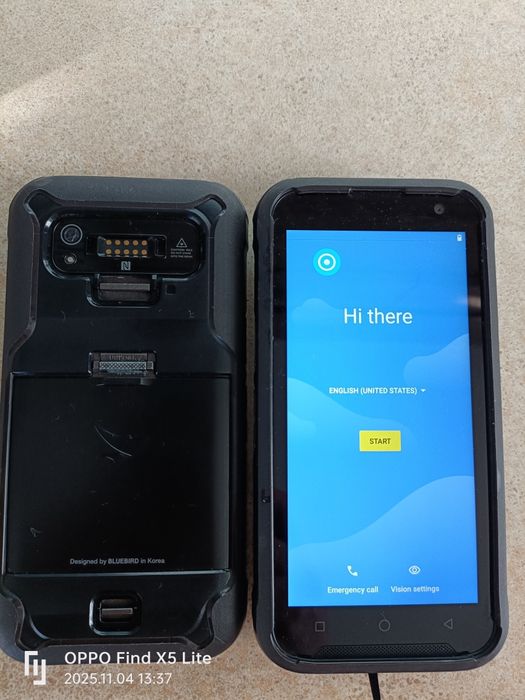 мобільний комп'ютер,термінал,сканер кодів Bluebird EF550r