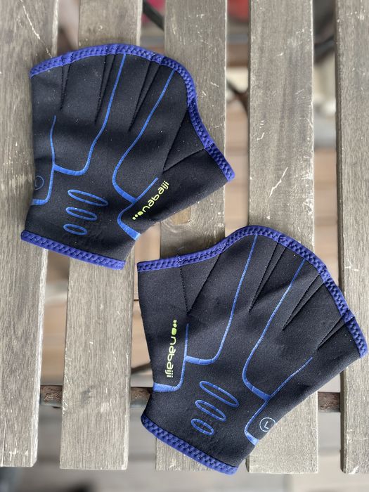 Par de luvas natação / hidroginástica