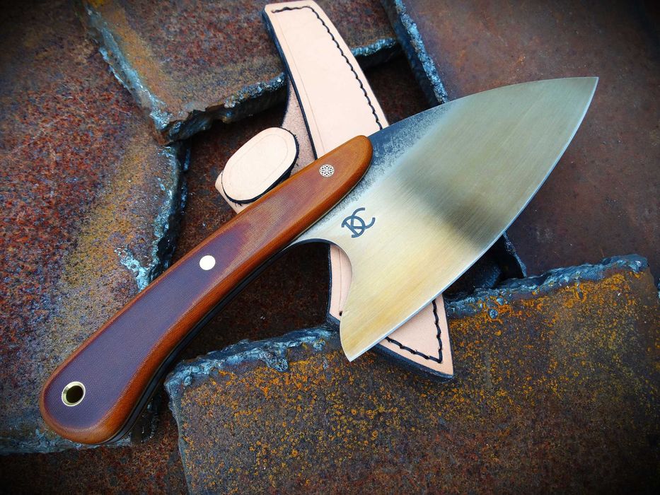 Nóż tasak bushcraft handmade custom knives knifemaking