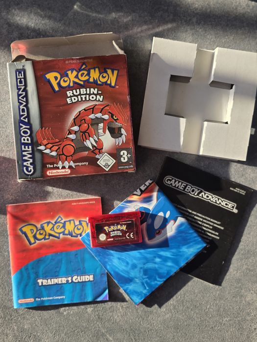 Pokémon Rubin-Edition na GBA | Komplet w pudełku (CIB) | Oryginał