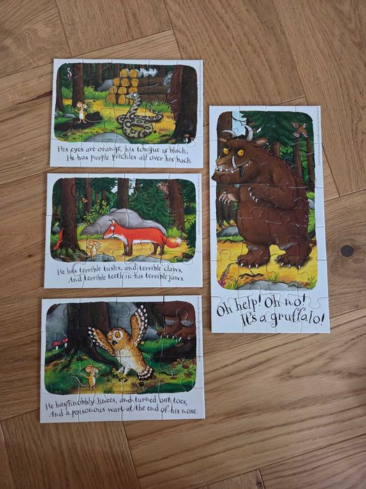 Puzzle Gruffalo dla dziecka od 3 lat