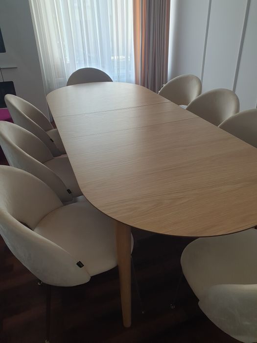 Stół dębowy NOWY owalny