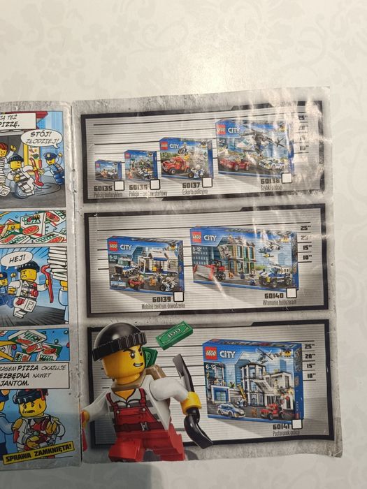 Archiwalny Komiks LEGO city z 2017