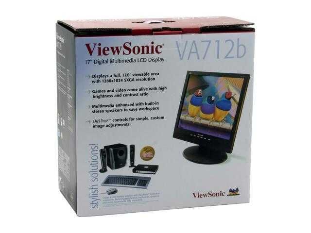 Монітор 19" з колонками ViewSonic VA712b