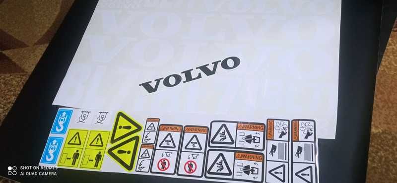 спец техніка Наклейки на трактор екскаватор Вольво volvo 71 бл bl71 bl