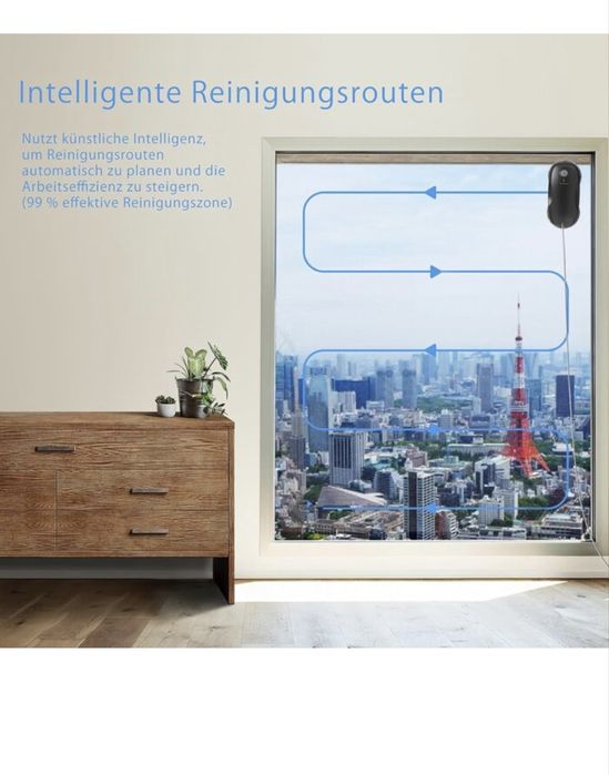 Робот для миття вікон Tosima W2, 3800 Па,