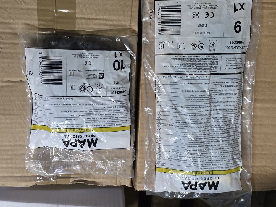 Luvas de manutenção Mapa : Nitrilo