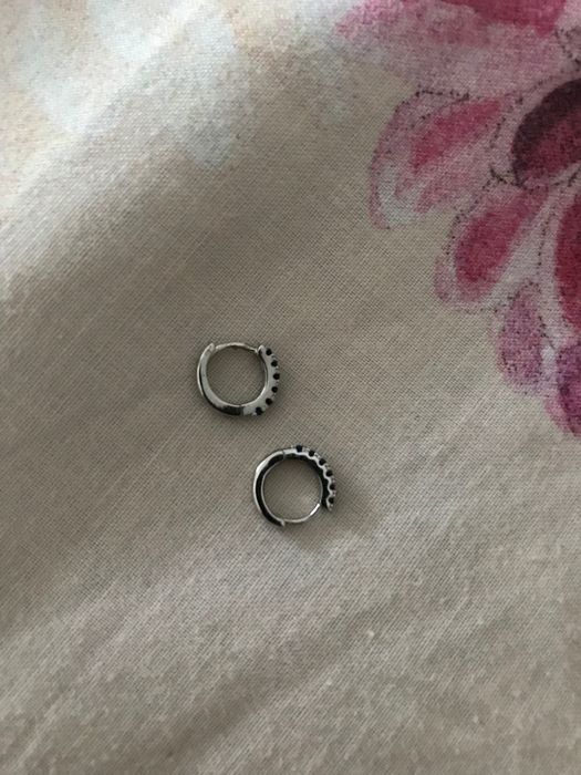 Mini argolas com zirconias