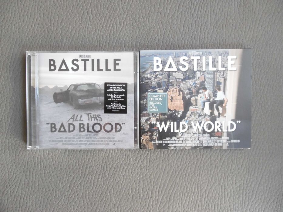 2 CDs Bastille - "Bad Blood" and "Wild World" - Full Versions