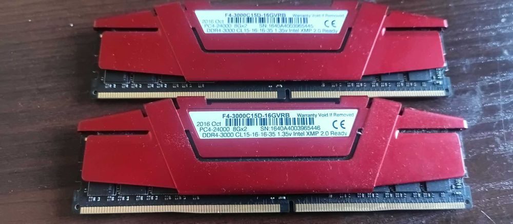 Pamięć ripdaws ddr4 2x8gb 16gb