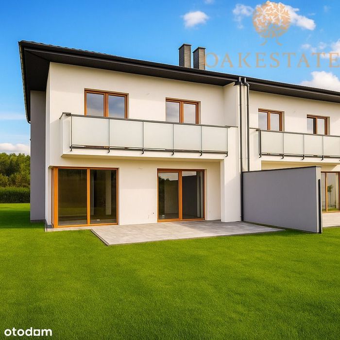 Bilcza nowy dom z ogrodem, garaż, bliźniak