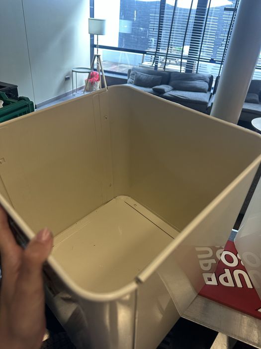 3 caixas metálicas ikea para arrumação