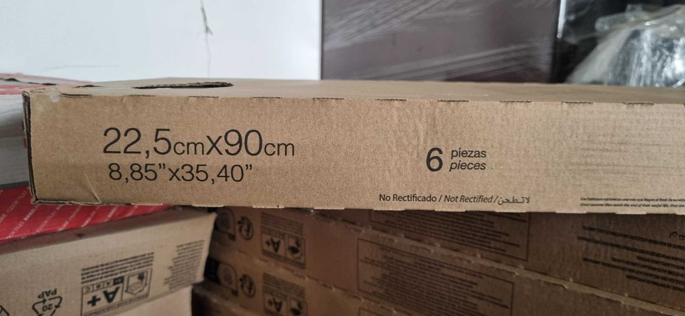 Pavimento Ucles madeira natural 22,5x90 cm