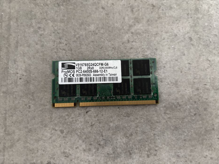 Pamięć RAM ProMOS DDR2 1GB V916765G24QCFW-G6