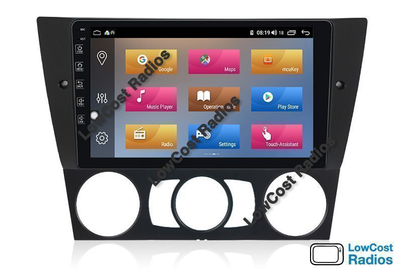 Rádio GPS Multimédia ANDROID 15 BMW E90, E91, E92 e E93 • 9 Polegadas | CARPLAY • ANDROID AUTO