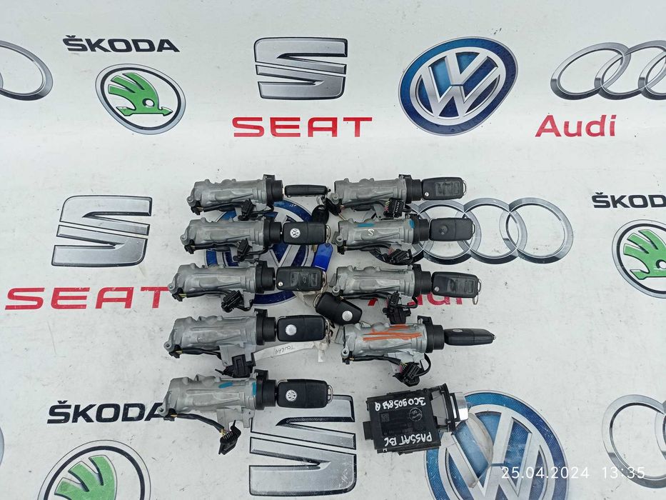 Замок запалювання зажигания Caddy Touran Golf Passat Skoda Seat