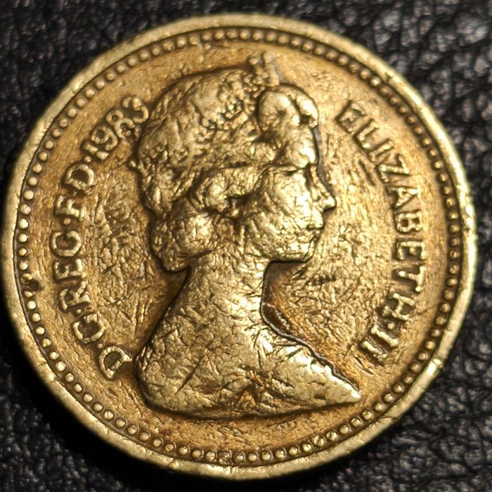 1 Pound z 1983 roku, Wielka Brytania, Elizabeth II