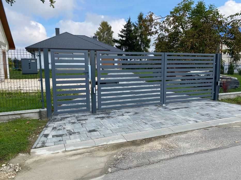 Promocja!  Brama palisadowa , nowoczesna, na wymiar 150x400cm