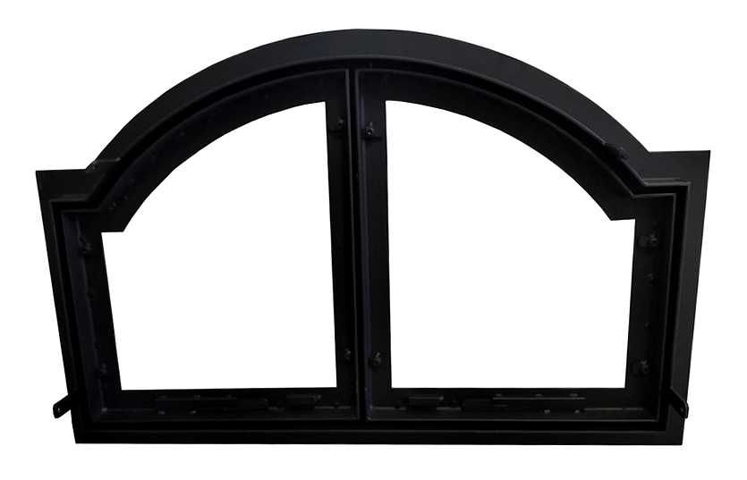 Drzwiczki z Łukiem Półokrągłe do Kominka Pieca Wędzarni NA TWÓJ WYMIAR