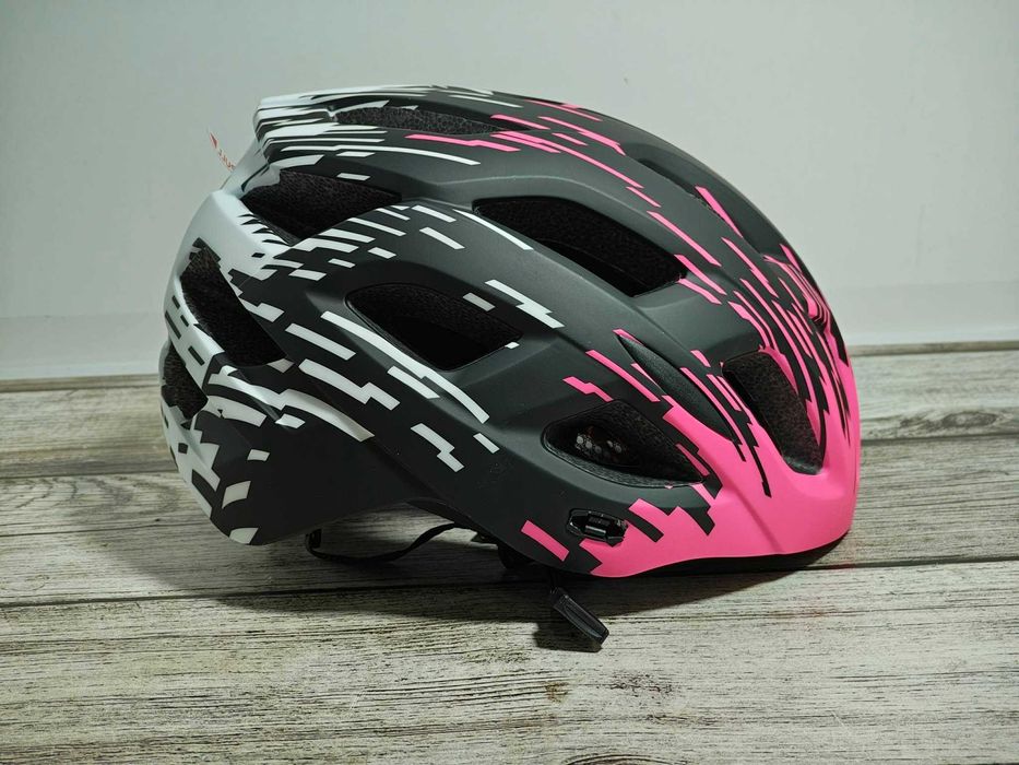 Tadpole Kask rowerowy dla dorosłych lekki 300g z oświetleniem LED r.57-61cm