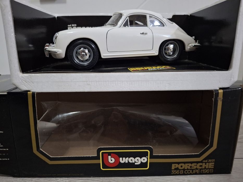 Samochód Kolekcjonerski Porsche 356B Coupe 1961 Bburago 1:18