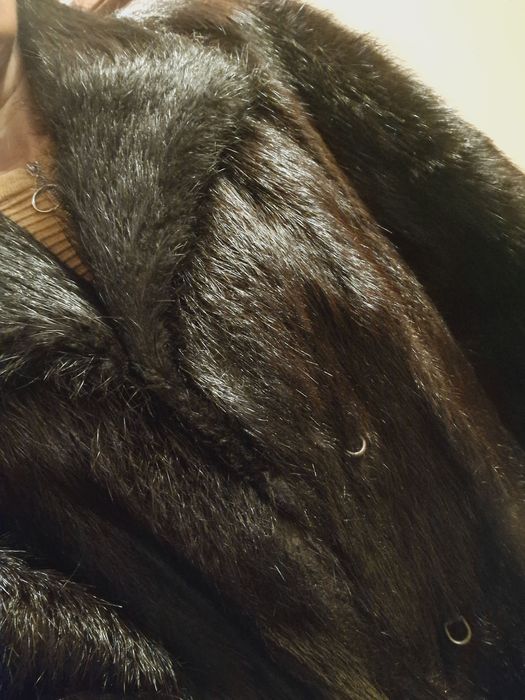 Futro z nutrii brązowe