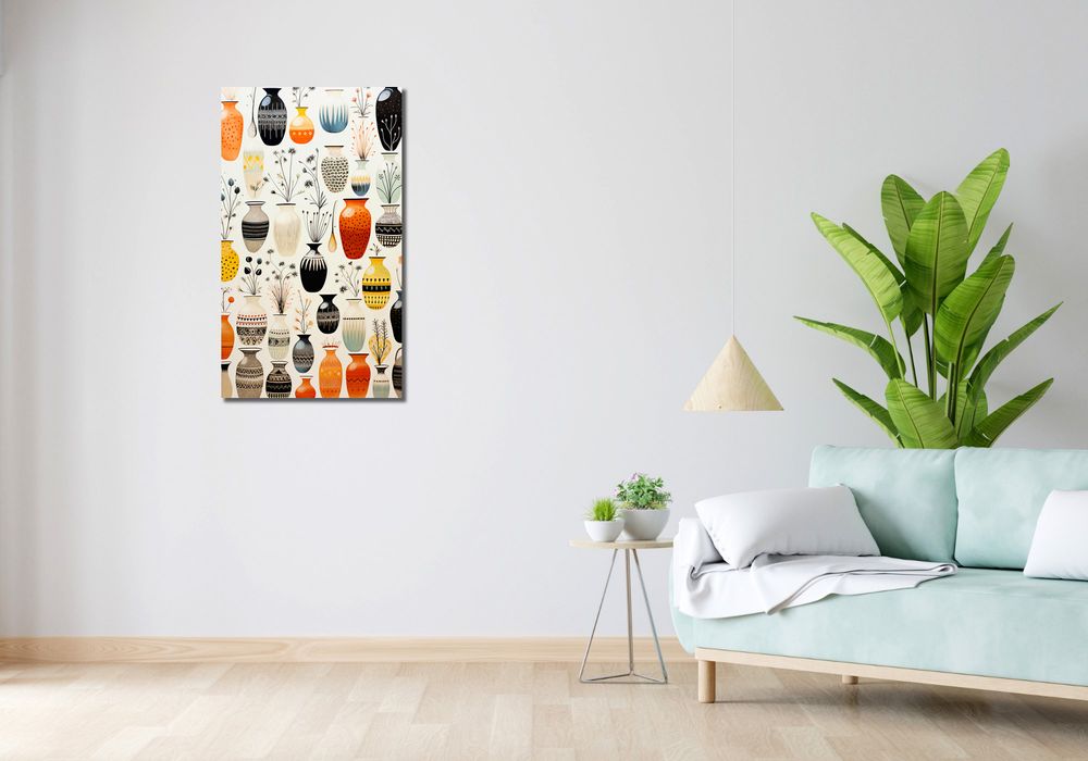 Obraz 50x90cm Symfonia Wazonów