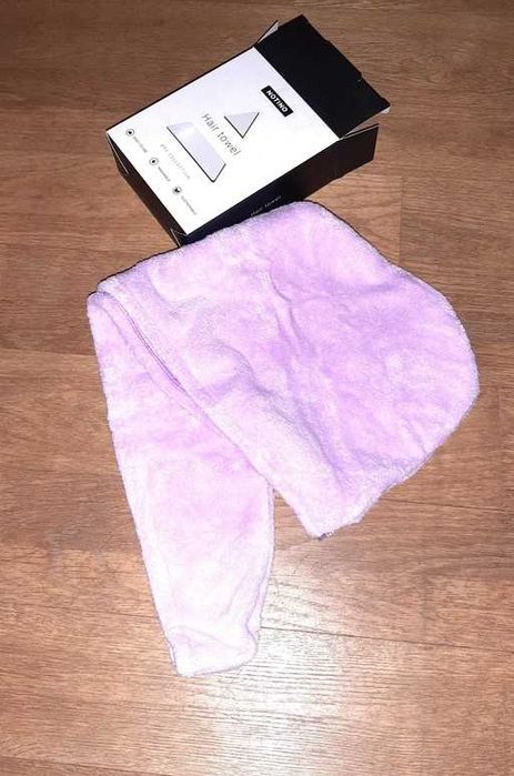 nowy ręcznik na głowę do włosów turban