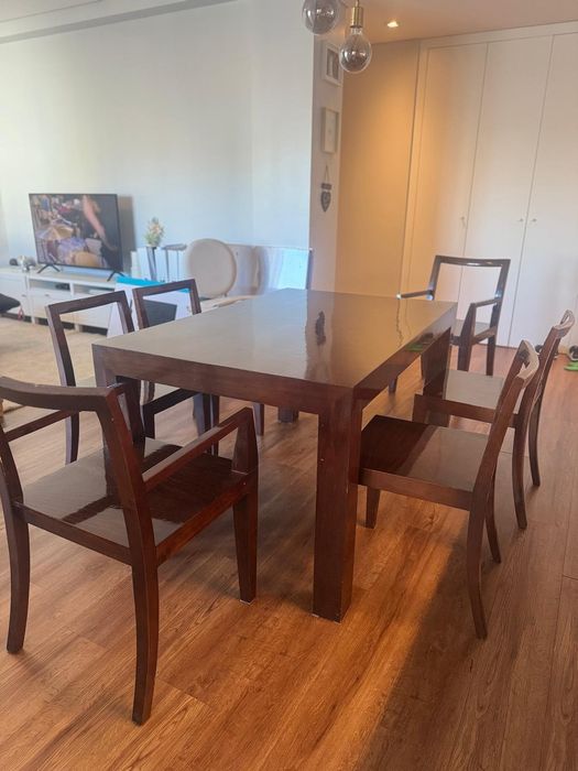 Mesa de 140x90 de 6 ligares