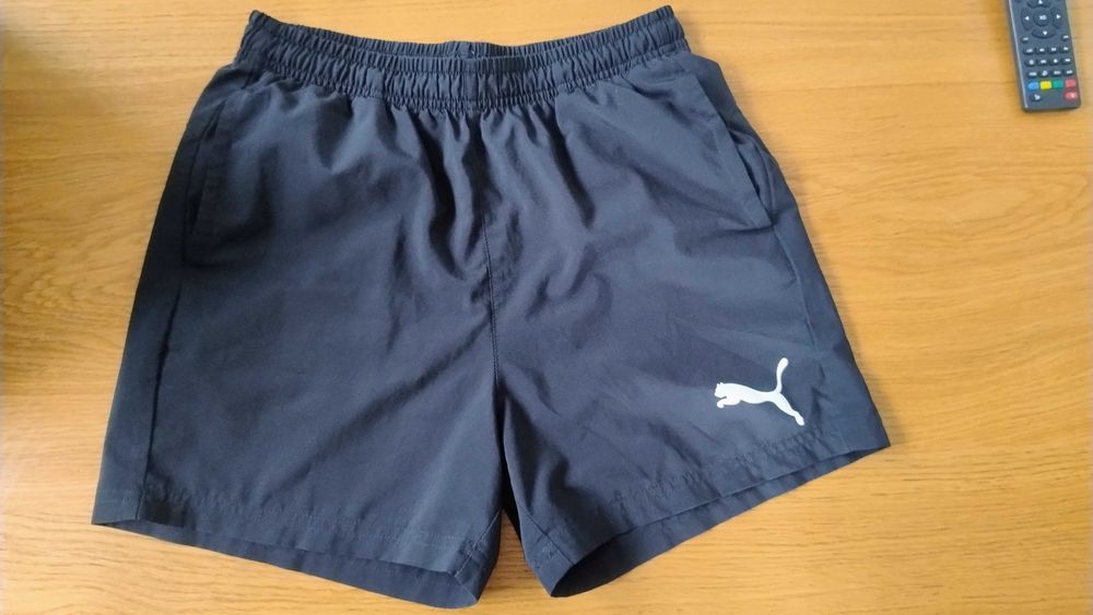 Spodenki Puma czarne 164 dziecięce