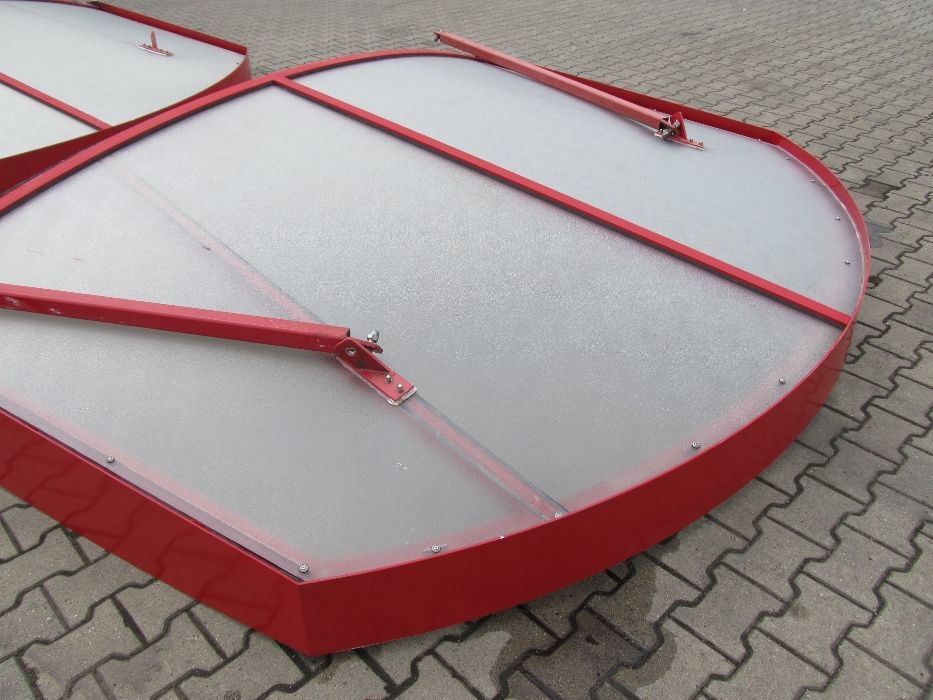 Daszek nad drzwi - aluminiowy, używany
