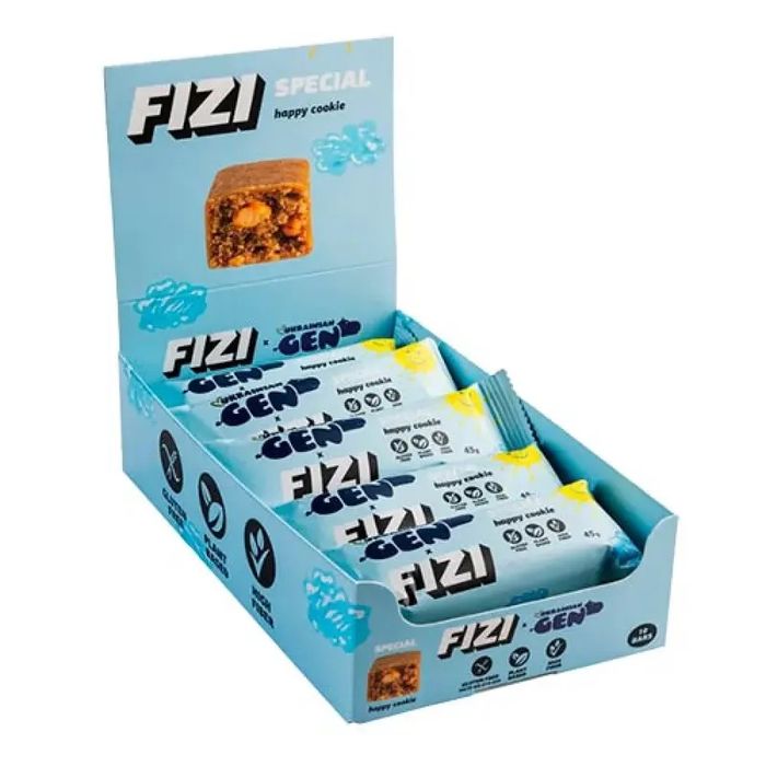 Лімітовані батончики Fizi Манго Фісташка Фундук Печиво Фізі