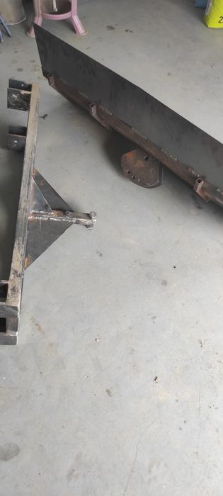 Pług do śniegu mini traktor euroramka